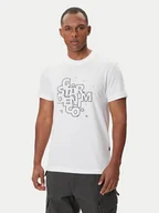 Koszulki męskie - G-Star Raw T-Shirt HD Print D26824-D975 Biały Regular Fit - miniaturka - grafika 1