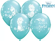 Urodziny dziecka - Balony urodzinowe błękitne Frozen - Kraina Lodu - 30 cm - 6 szt - miniaturka - grafika 1