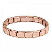 Charmsy - Murrano Bransoletka Bazowa ITALIAN CHARMS Rose Gold Plating 17cm IB-006-17cm - miniaturka - grafika 1