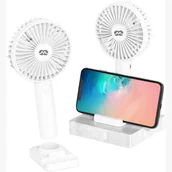 Wentylatory - MOZOS JQ 996 przenośny wentylator z akumulatorem i podstawką - miniaturka - grafika 1