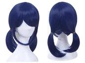Dodatki do strojów karnawałowych - Granatowa PERUKA biedronka do przebrania - miniaturka - grafika 1