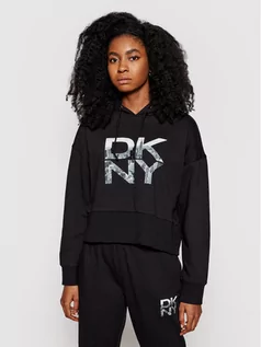 Bluzy damskie - DKNY Sport Bluza DP1T8011 Czarny Regular Fit - grafika 1