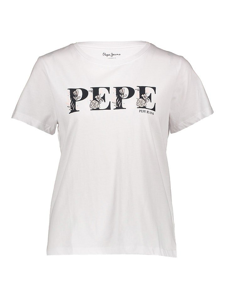 Pepe Jeans Koszulka w kolorze białym