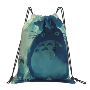 Mój sąsiad Totoro Plecak ze sznurkiem Sportowa torba gimnastyczna do jogi Pływanie Gymsack Sport Strap Pack Bag-DFB6509 S - Torebki damskie - miniaturka - grafika 1