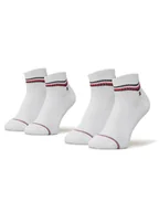 Skarpetki męskie - Tommy Hilfiger Zestaw 2 par niskich skarpet męskich 100001094 Biały - miniaturka - grafika 1