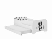 Łóżeczka i kojce - Łóżko dziecięce MIKI 160x80 BEAR z funkcją spania (1) - miniaturka - grafika 1