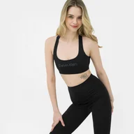Bielizna sportowa damska - Biustonosz treningowy CALVIN KLEIN WOMEN 00GWS3K119 - czarny - Calvin Klein - miniaturka - grafika 1
