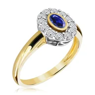 Pierścionki - Pierścionek zaręczynowy z szafirem 0.70 ct - WK-8-SZ - miniaturka - grafika 1