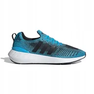 Sneakersy damskie - Buty sportowe adidas Swift Run 22 sneakersy niebieskie wygodne roz. 41 1/3 - miniaturka - grafika 1