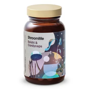 HEALTH LABS CARE Health Labs 4SOUL ShroomMe Reishi & Cordyceps x 90 porcji - Przeziębienie i grypa - miniaturka - grafika 1