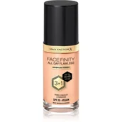 Podkłady do twarzy - Max Factor - Facefinity - All Day Flawless 3in1 - Podkład do twarzy z SPF20 - 30 ml - N45 WARM ALMOND - miniaturka - grafika 1