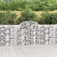 Pozostałe narzędzia ogrodowe - vidaXL Kosze gabionowe, 50 szt, 200x30x100/120cm, galwanizowane żelazo - miniaturka - grafika 1