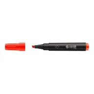 Przybory szkolne - MemoBe Marker permanentny m201 końcówka ścięta 1-4 mm czerwony - miniaturka - grafika 1