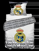 Pościel dla dzieci - Real Madryt Komplet Pościeli Królewskich 140 X 200 Cm Bawełniany Pilka Nożna - miniaturka - grafika 1