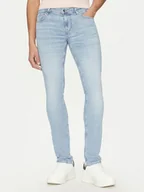 Spodnie męskie - Guess Jeansy M5GAN1 D5MZ3 Niebieski Slim Fit - miniaturka - grafika 1