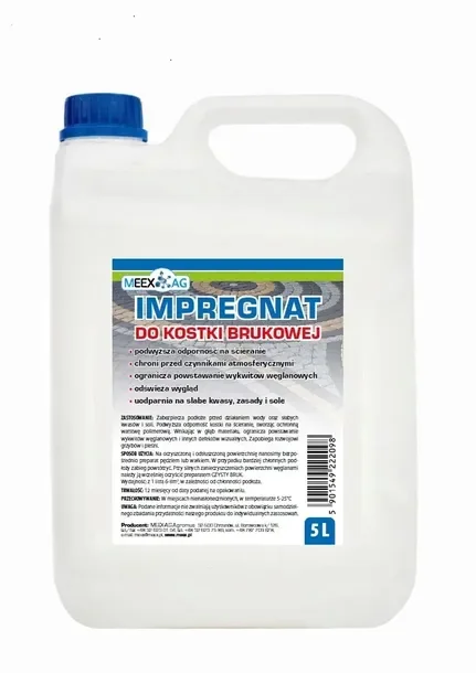 Impregnat Do Kostki Brukowej 5 L Do 40 M²
