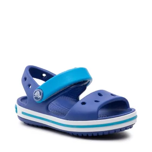 Crocs Sandały Crocband Sandal Kids 12856 Cerulean Blue/Ocean - Sandały damskie - miniaturka - grafika 1