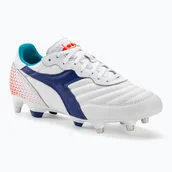 Piłka nożna - Buty piłkarskie męskie Diadora Brasil GR LT+ MPH white/navy - miniaturka - grafika 1