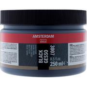 Pozostałe akcesoria dla plastyków - Talens Amsterdam Gesso grunt akryl 250ml Black 24173007 - miniaturka - grafika 1