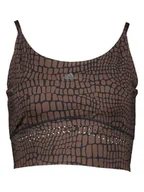 Koszulki sportowe damskie - adidas Top sportowy "HIIT" w kolorze brązowym - miniaturka - grafika 1