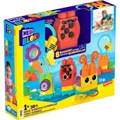 Klocki - Klocki sensoryczne FISHER PRICE Mega Bloks Aktywizująca gąsieniczka HKN44 - miniaturka - grafika 1