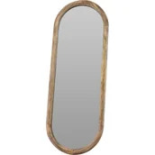 Lustra - Lustro ścienne w drewnianej ramie mango OVAL, 28 x 2,5 x 77,5 cm - miniaturka - grafika 1