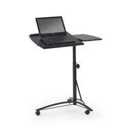 Biurka - Stolik Pod Laptopa Na Kółkach B-14 Halmar Czarny - miniaturka - grafika 1
