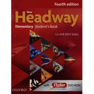 Powieści - Oxford Headway 4E NEW Elementary SB Pack (iTutor DVD) John Soars, Liz Soars - miniaturka - grafika 1