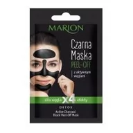 Maseczki do twarzy - Marion Detox Aktywny Węgiel Maska do twarzy Peel-Off Czarna 6 g - miniaturka - grafika 1