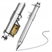 Suwmiarki i mikrometry - Długopis Z Suwmiarką 0-100Mm Wielofunkcyjny Rosfix - miniaturka - grafika 1