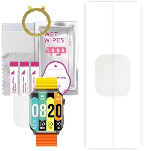 1x folia hydrożelowa MATOWA do Kieslect Ks - apgo Smartwatch Hydrogel MATTE Protection Ochrona na ekran smartwatcha