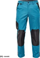 Odzież robocza - CERVA CREMORNE spodnie - męskie spodnie robocze do pasa, wytrzymała tkanina bawełnianiana, 60% bawełna, 40% poliester - morski 46 - miniaturka - grafika 1
