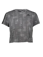 Koszulki sportowe damskie - adidas Koszulka sportowa w kolorze szarym - miniaturka - grafika 1