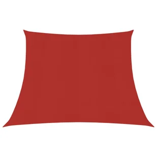 VidaXL Żagiel przeciwsłoneczny, 160 g/m, czerwony, 3/4x3 m, HDPE 311654 VidaXL - Parasole ogrodowe - miniaturka - grafika 7