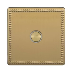 VARILIGHT OLD Włącznik pojedynczy JUBILEE  mosiądz szlifowany  VARILIGHT OLD - Wyłączniki światła i elektryczne - miniaturka - grafika 1