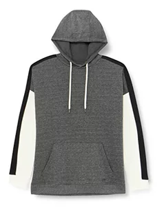 Blend Męska bluza z kapturem, 200278_Charcoal Mix, 5XL duże rozmiary - Bluzy męskie - miniaturka - grafika 1