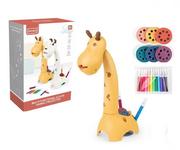 Zabawki zręcznościowe - Projektor do rysowania na biurko rzutnik - Żyrafa - miniaturka - grafika 1