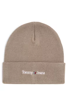 Tommy Jeans - Czapka męska, beżowy|szary - Czapki męskie - miniaturka - grafika 1