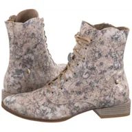Botki damskie - Botki Kwiatki Nude 06391-38/00-0 (MA1305-a) Maciejka - miniaturka - grafika 1