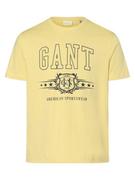 Koszulki męskie - Gant - T-shirt męski, żółty - miniaturka - grafika 1