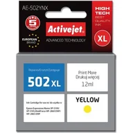 Tusze zamienniki - ActiveJet Tusz AE-502YNX (zamiennik Epson 502XL W44010; Supreme; 12 ml; żółty) (EXPACJAEP0298) - miniaturka - grafika 1