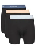 Majtki męskie - Calvin Klein Underwear Komplet 3 par bokserek 000NB1770A Czarny - miniaturka - grafika 1