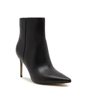 Botki damskie - Guess Skórzane botki na szpilce - miniaturka - grafika 1