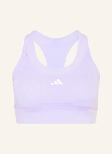 Adidas Biustonosz Sportowy Run Pocket Medium Support lila - Biustonosze - miniaturka - grafika 1