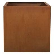 Donice - Designerska doniczka Köhko® wykonana ze stali Corten VIVO 55 x 55 x 43 cm Doniczka ze stali nierdzewnej w kształcie prostopadłościanu - miniaturka - grafika 1