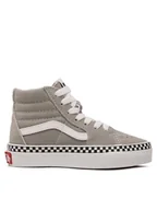 Buty dla dziewczynek - Vans Tenisówki Uy Sk8-Hi VN000D5FIYP1 Szary - miniaturka - grafika 1