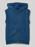 Kurtki i płaszcze dla chłopców - Kamizelka z dzianiny dresowej o kroju regular fit z mieszanki bawełny - miniaturka - grafika 1