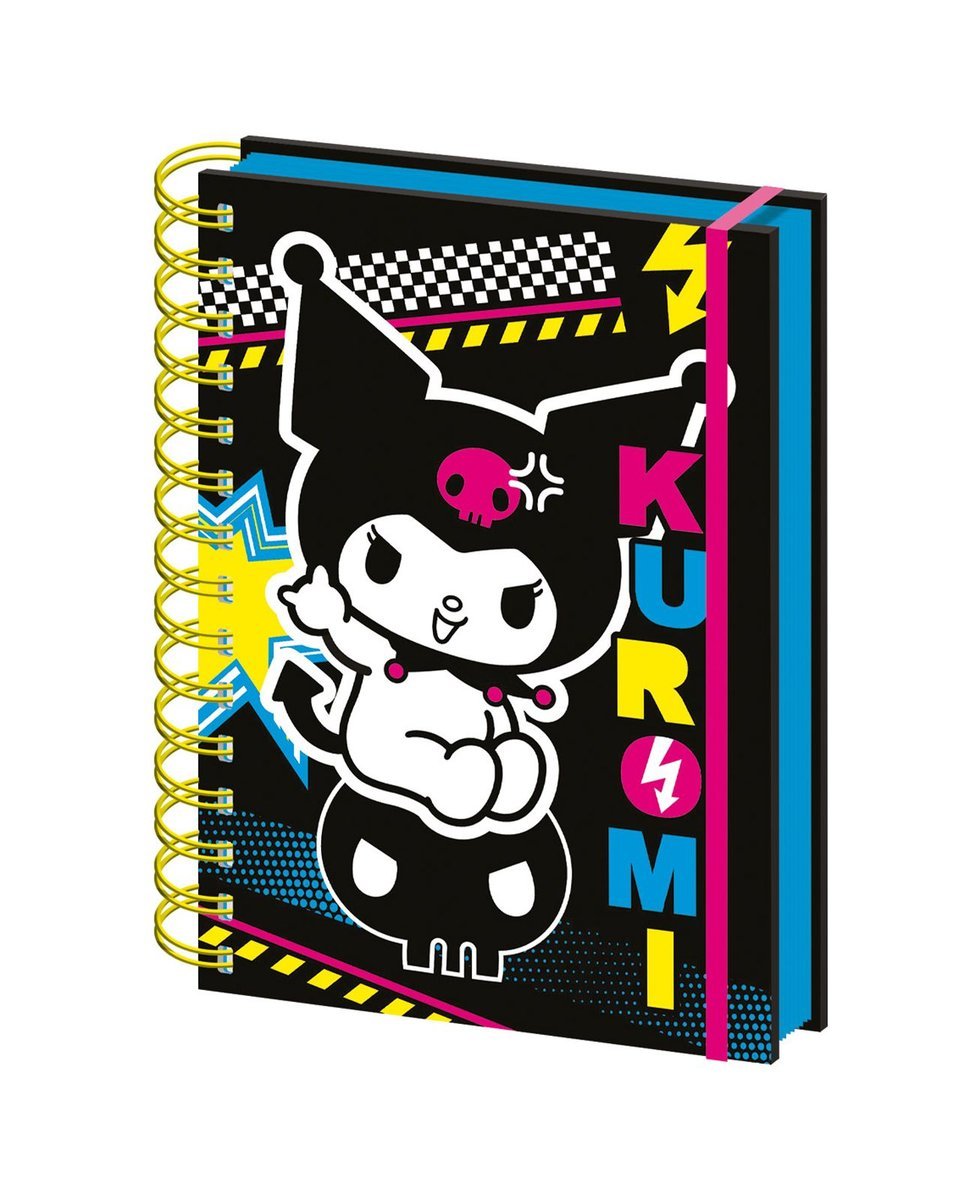 Notes A5 kołozeszyt Kuromi Punk Vibes kołonotes dla dziewczynki 80k w linie