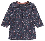 Sukienki - Noppies Baby Dziewczęca sukienka dziewczęca Loudi Long Sleeve Allover Print sukienka dziecięca, Blue Nights-P609, 74 - miniaturka - grafika 1