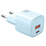 Ładowarki do telefonów - MCDODO, ŁADOWARKA USB/USB-C, SZYBKA, NANO, GAN 33W PD, NIEBIESKA - miniaturka - grafika 1